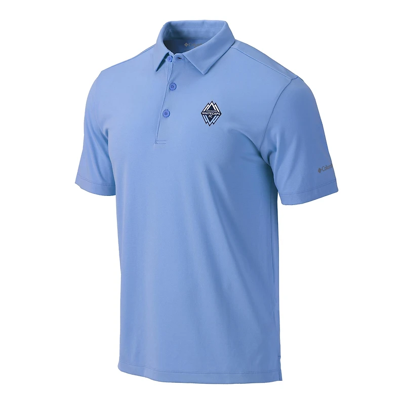 Men's Columbia Blue Vancouver Whitecaps FC Omni-Wick Drive Polo