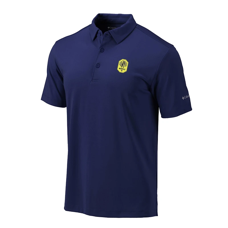 Men's Columbia Navy Nashville SC Omni-Wick Drive Polo