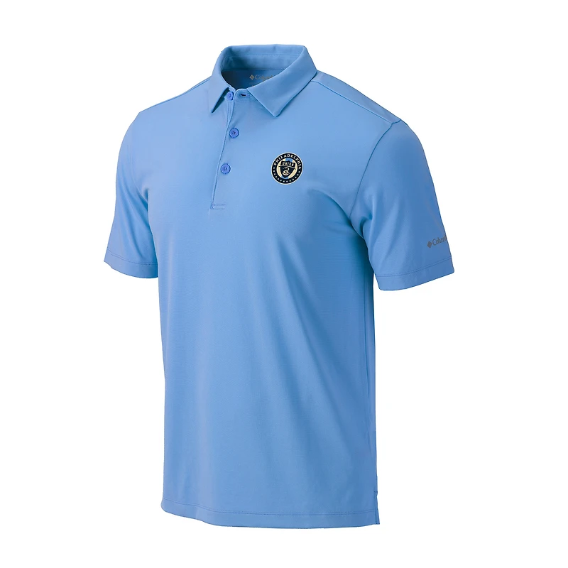 Men's Columbia Blue Philadelphia Union Omni-Wick Drive Polo