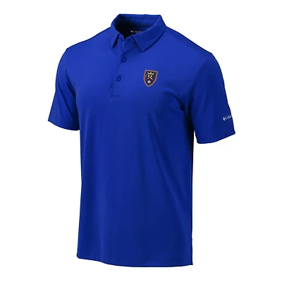 Men's Columbia Blue Real Salt Lake Omni-Wick Drive Polo