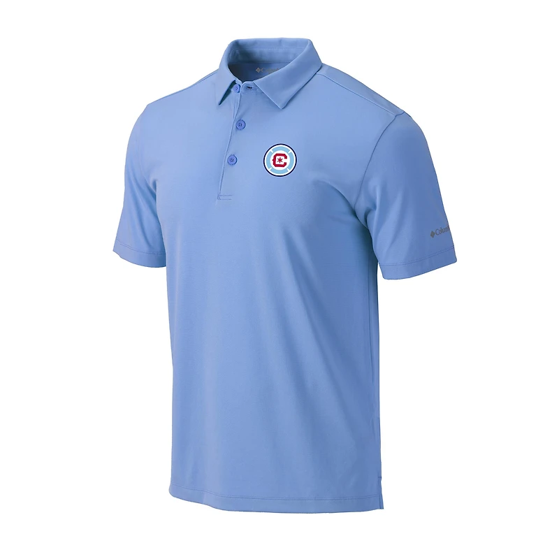 Men's Columbia Blue Chicago Fire Omni-Wick Drive Polo