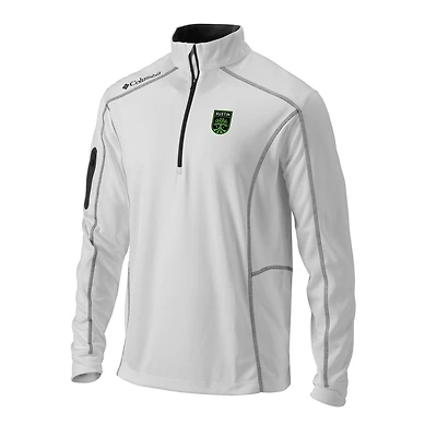 Men's Columbia White Austin FC Omni-Wick Shotgun Quarter-Zip Pullover