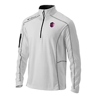 Men's Columbia White St. Louis CITY SC Omni-Wick Shotgun Quarter-Zip Pullover