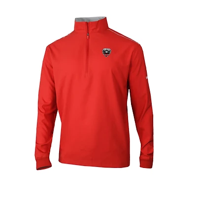 Men's Columbia Red D.C. United Omni-Wick Bogey's Paradise Quarter-Zip Pullover