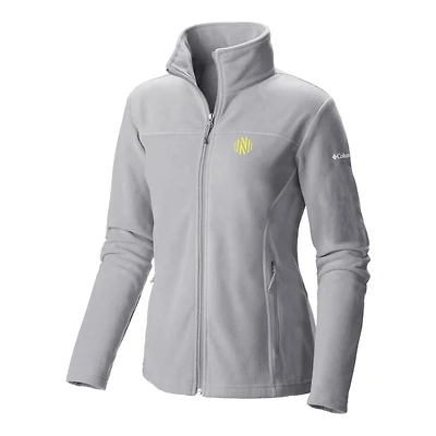 Women's Columbia Gray Nashville SC Give & Go II Fleece Full-Zip Jacket