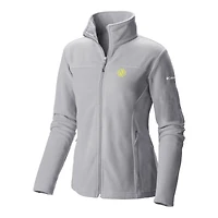 Women's Columbia Gray Nashville SC Give & Go II Fleece Full-Zip Jacket