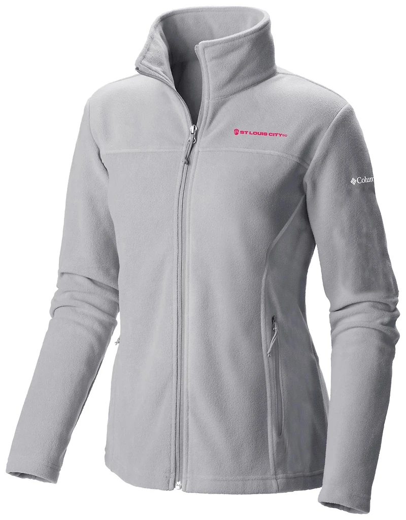 Women's Columbia Gray St. Louis CITY SC Give & Go II Fleece Full-Zip Jacket