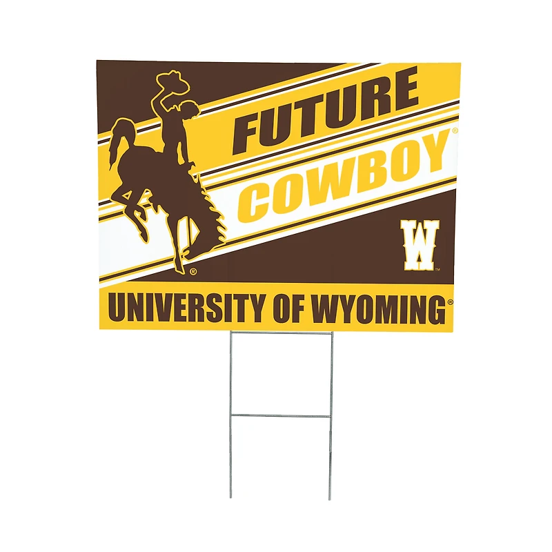 Wyoming Cowboys 18" x 24" Future Student Outdoor Yard Sign