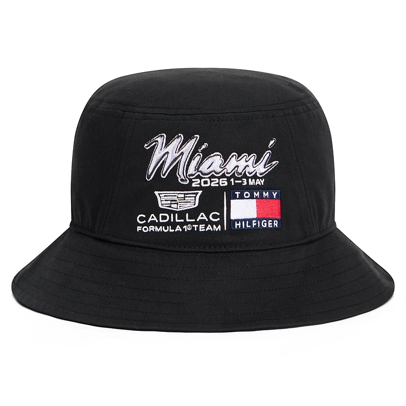 Unisex Tommy Hilfiger x Cadillac F1 Team Black Miami Bucket Hat