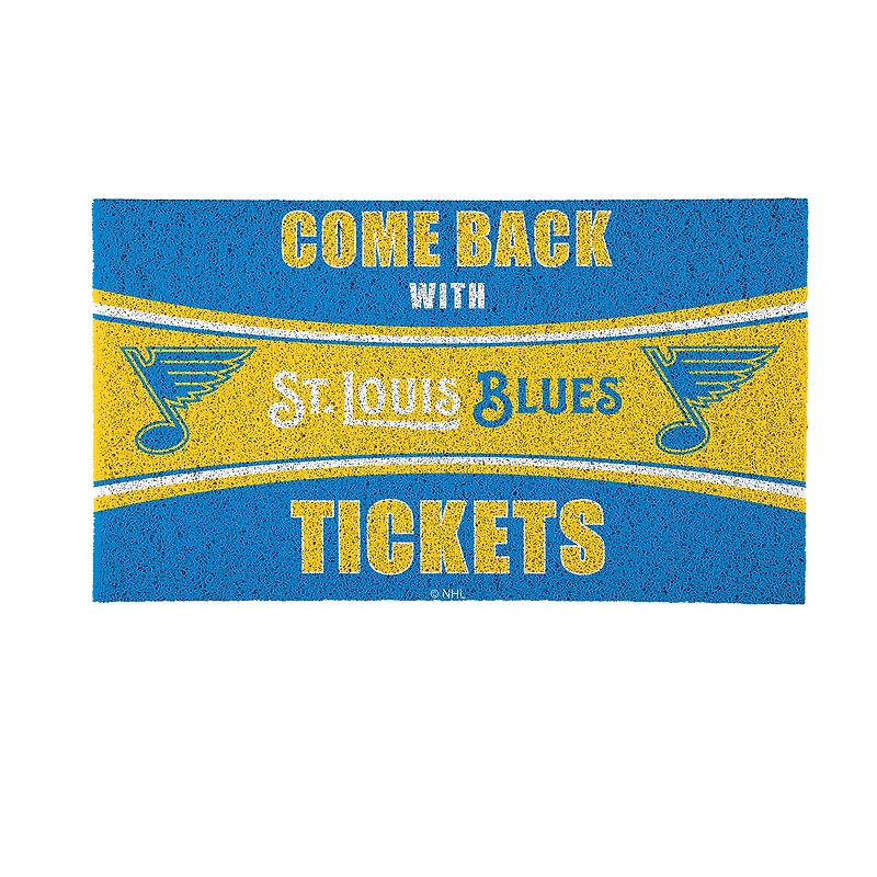 St. Louis Blues 16" x 28" Come Back with Tickets Indoor/Outdoor Mat