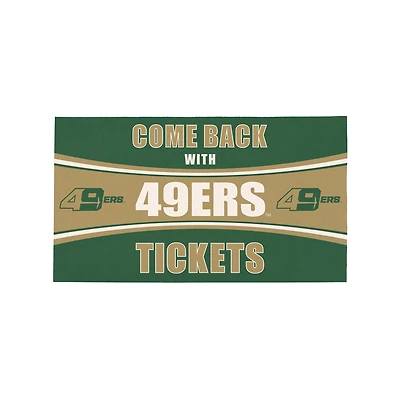 Charlotte 49ers 16" x 28" Come Back with Tickets Indoor/Outdoor Mat