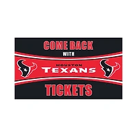 Houston Texans 16" x 28" Come Back with Tickets Indoor/Outdoor Mat