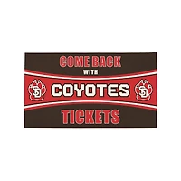 South Dakota Coyotes 16" x 28" Come Back with Tickets Indoor/Outdoor Mat