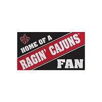 Louisiana Ragin' Cajuns 16" x 28" Home of a Fan Indoor/Outdoor Logo Turf Mat