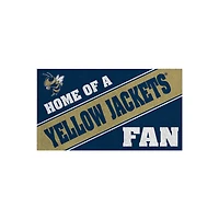 Georgia Tech Yellow Jackets 16" x 28" Home of a Fan Indoor/Outdoor Logo Turf Mat