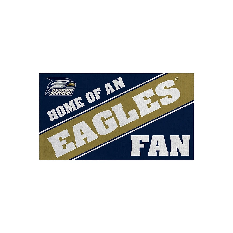Georgia Southern Eagles 16" x 28" Home of a Fan Indoor/Outdoor Logo Turf Mat