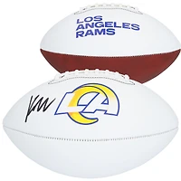 Kyren Williams Los Angeles Rams Autographed Franklin White Panel Football