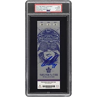 Auston Matthews Toronto Maple Leafs Autographed Rookie Season PSA Authenticated Auto 10 Ticket from February 7, 2017