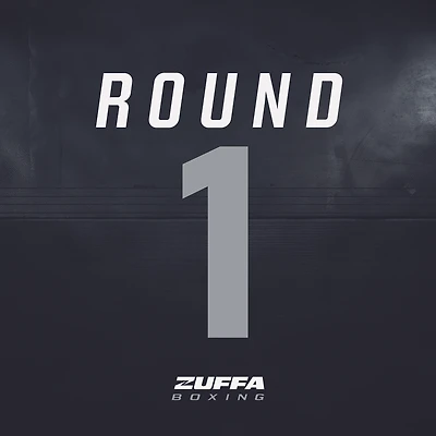 Zuffa Boxing 02 Event-Used Round Ring Round Card