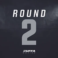 Zuffa Boxing 01 Event-Used Round Ring Round Card