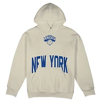 Unisex Stadium Essentials  Cream New York Knicks Surrender Hoodie