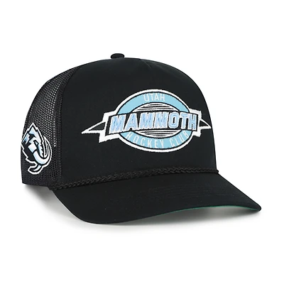 Men's '47  Black Utah Mammoth Frame Out Mesh Rope Hitch Adjustable Hat