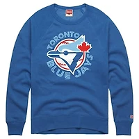 Men's Homage  Royal Toronto Blue Jays Cooperstown Collection Raglan Tri-Blend Sweatshirt