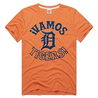 Men's Homage  Orange Detroit Tigers Vamos Tri-Blend T-Shirt
