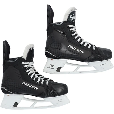 Sean Durzi Utah Mammoth Game-Used Black Bauer Skates from the 2025-26 NHL Season