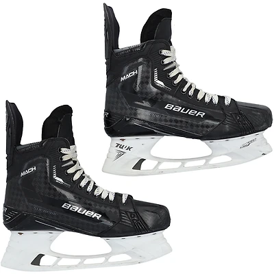 John Marino Utah Mammoth Game-Used Black Bauer Skates from the 2025-26 NHL Season