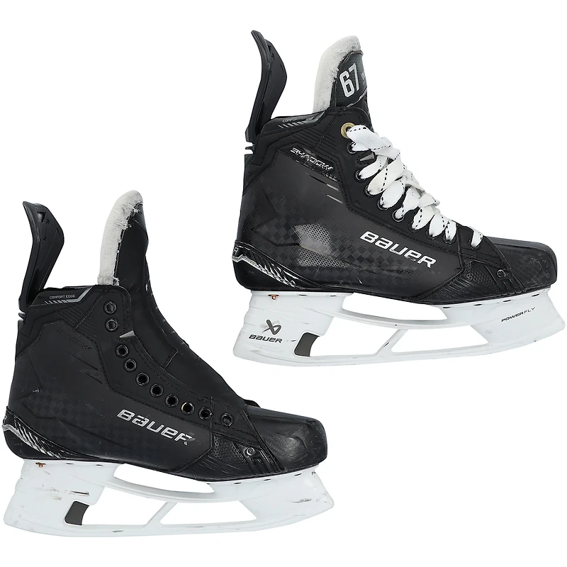 Lawson Crouse Utah Mammoth Game-Used Black Bauer Skates from the 2025-26 NHL Season
