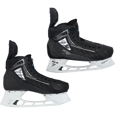 Ian Cole Utah Mammoth Game-Used Black True Skates from the 2025-26 NHL Season
