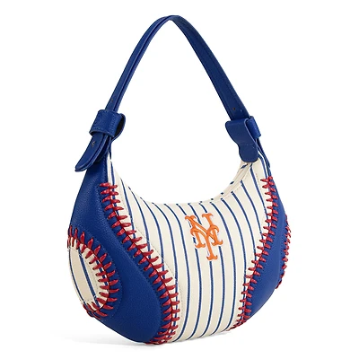 Montana West  New York Mets White Shoulder Hobo Bag