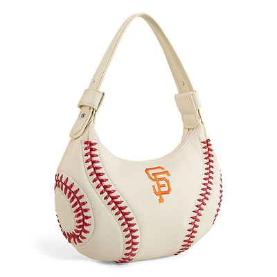 Montana West  San Francisco Giants Beige Shoulder Hobo Bag