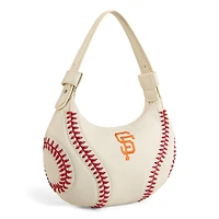 Montana West  San Francisco Giants Beige Shoulder Hobo Bag