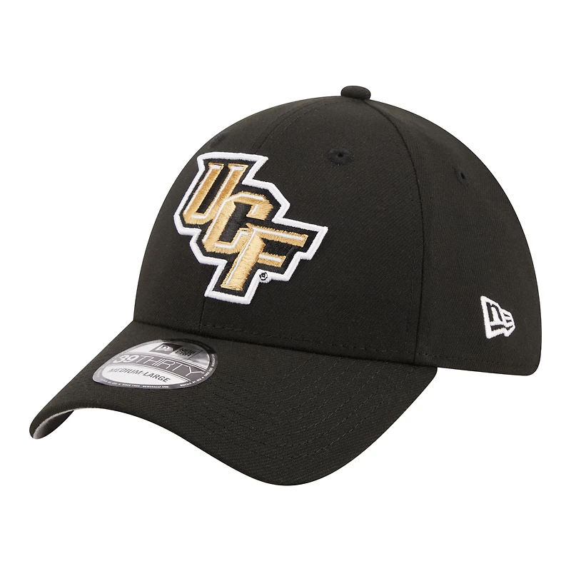 Men's New Era  Black UCF Knights 39THIRTY Flex Hat