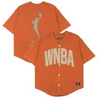 Unisex Playa Society  Orange WNBA Baseball Fashion Jersey