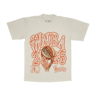 Unisex Playa Society  Oatmeal WNBA Sketch T-Shirt