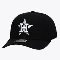 Men's Mitchell & Ness Black Houston Astros Pro Crown Snapback