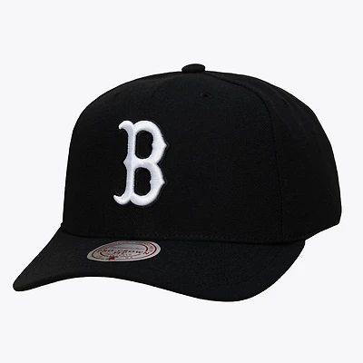 Men's Mitchell & Ness Black Boston Red Sox Pro Crown Snapback