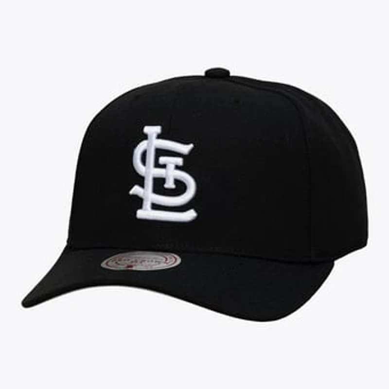 Men's Mitchell & Ness Black St. Louis Cardinals Pro Crown Snapback