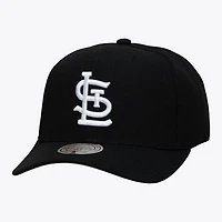 Men's Mitchell & Ness Black St. Louis Cardinals Pro Crown Snapback