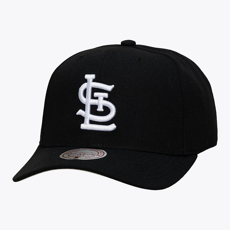 Men's Mitchell & Ness Black St. Louis Cardinals Pro Crown Snapback