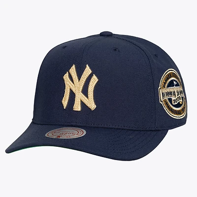 Men's Mitchell & Ness Navy New York Yankees Yankee Stadium Inaugural Season Patch Secondary Pro Snapback Hat