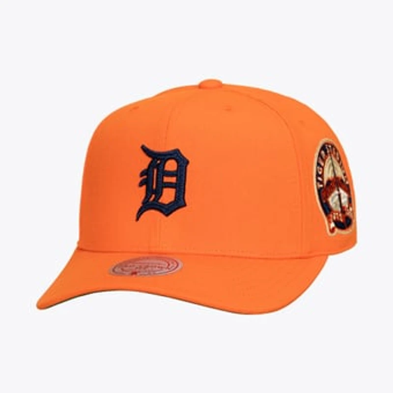 Men's Mitchell & Ness Orange Detroit Tigers Secondary Pro Snapback Hat