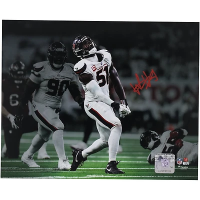Will Anderson Jr. Houston Texans Autographed 8" x 10" Sack Celebration Spotlight Photograph
