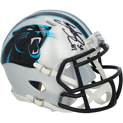 Steve Smith Carolina Panthers Autographed Riddell Speed Mini Helmet