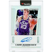 Lauri Markkanen Utah Jazz Autographed 2024-25 Panini Prizm Silver Prizm #PDS-MAR Card
