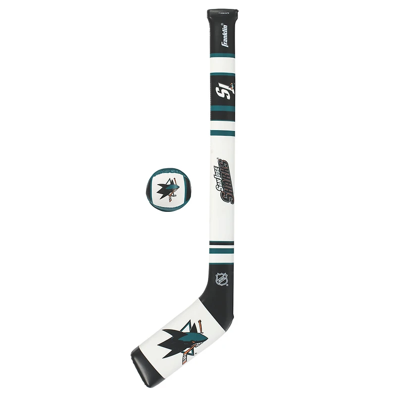 Franklin Sports San Jose Sharks Soft Sport Hockey Set