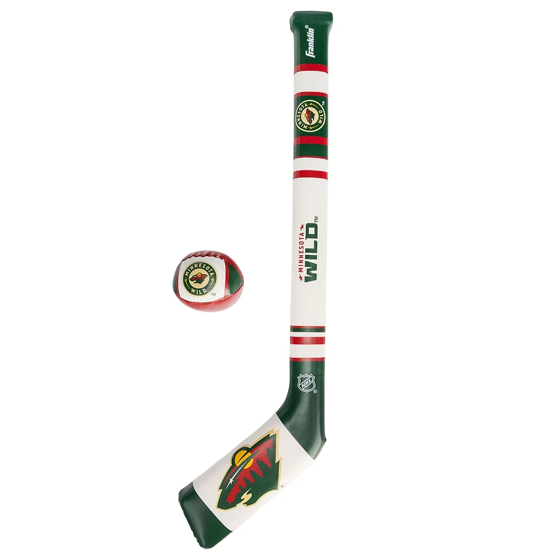 Franklin Sports Minnesota Wild Soft Sport Hockey Set